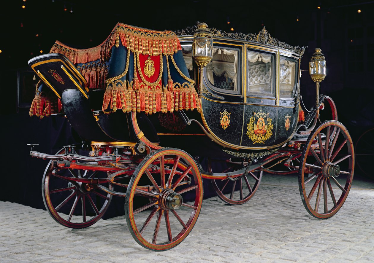 A cárnak épített hintó a Gala de lElysee-re 1896-ban, 1895 körül alkotó: Muhlbacher