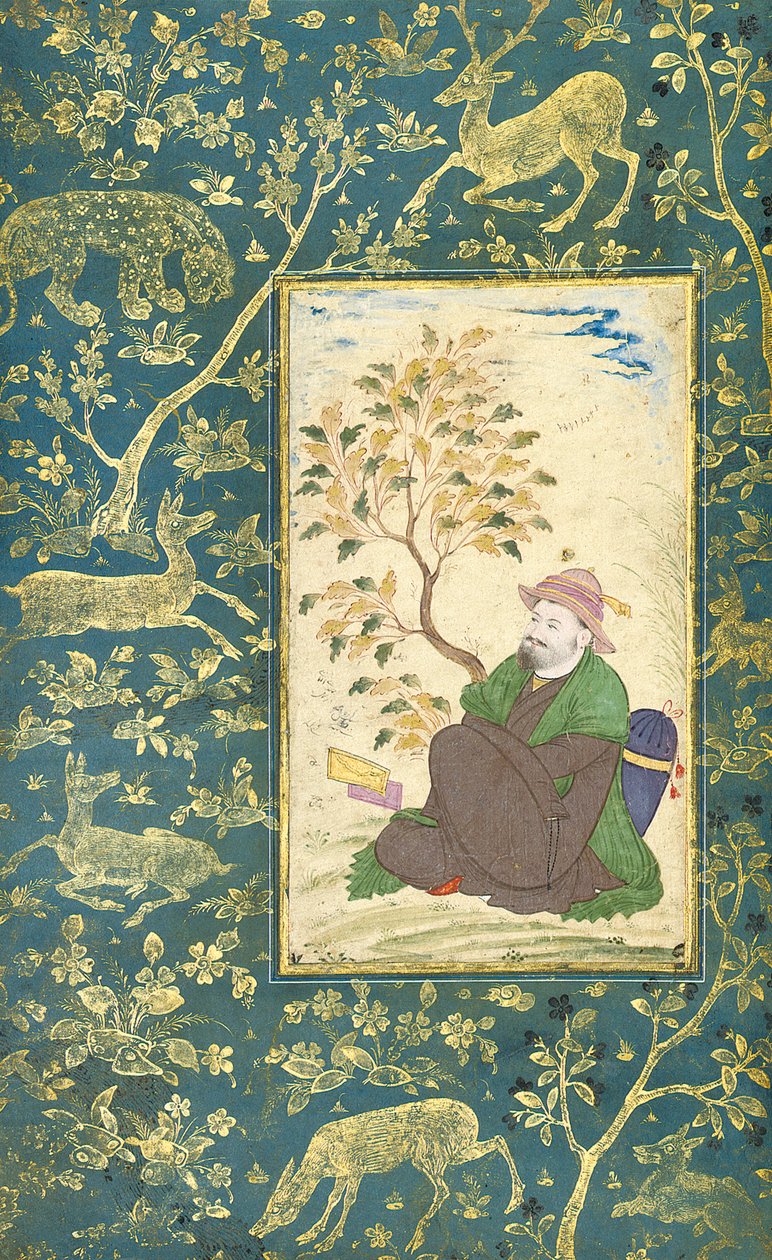 Darvish Muhammad Khatib portréja, 1697-8 alkotó: Muin Musavvir