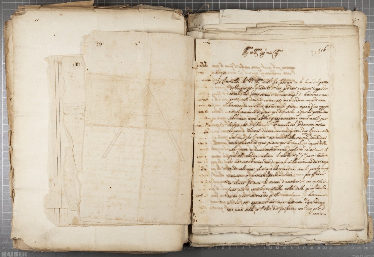 Portfólió Mutio Oddi, Urbino és mások rajzaiból, 116. o., 1635–1640 körül (toll és tinta papírra bekötött kötetben) alkotó: Muzio Oddi