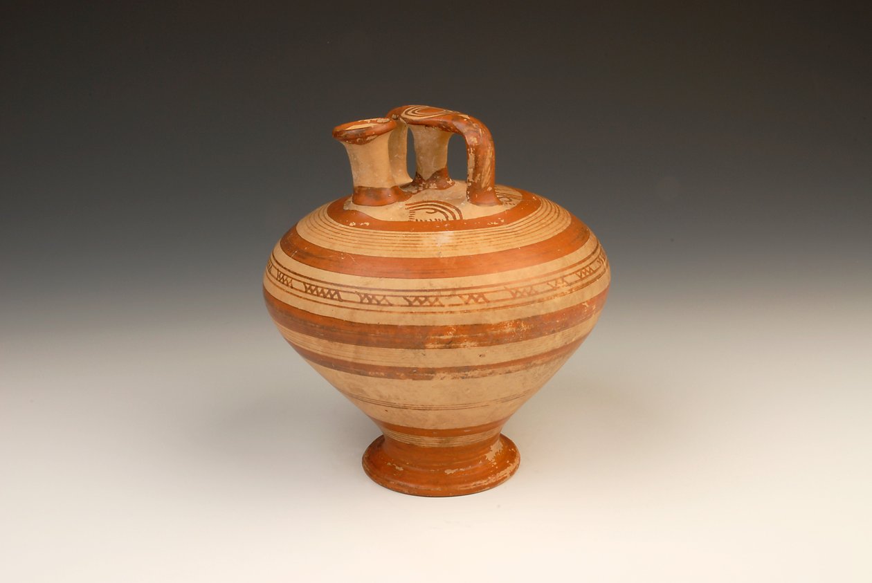 Pot Ewer, ie 1300-1200 (terrakotta) alkotó: Mycenaean