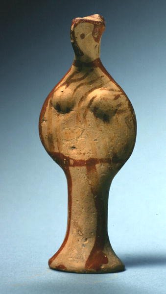 „Pszi” alak, ie 1400-1300 körül (terrakotta) alkotó: Mycenaean Mycenaean