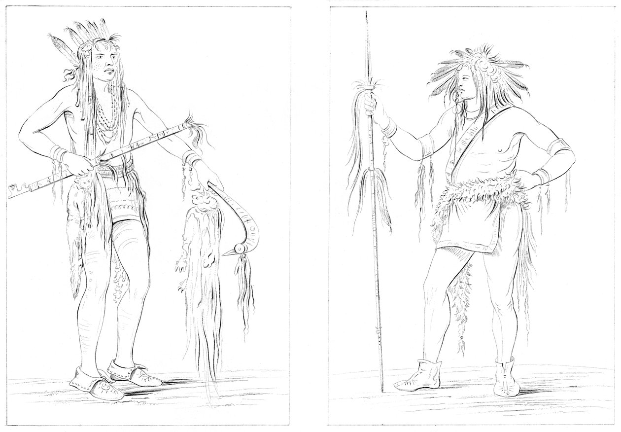 Chippewas, 1841. alkotó: Myers and Co