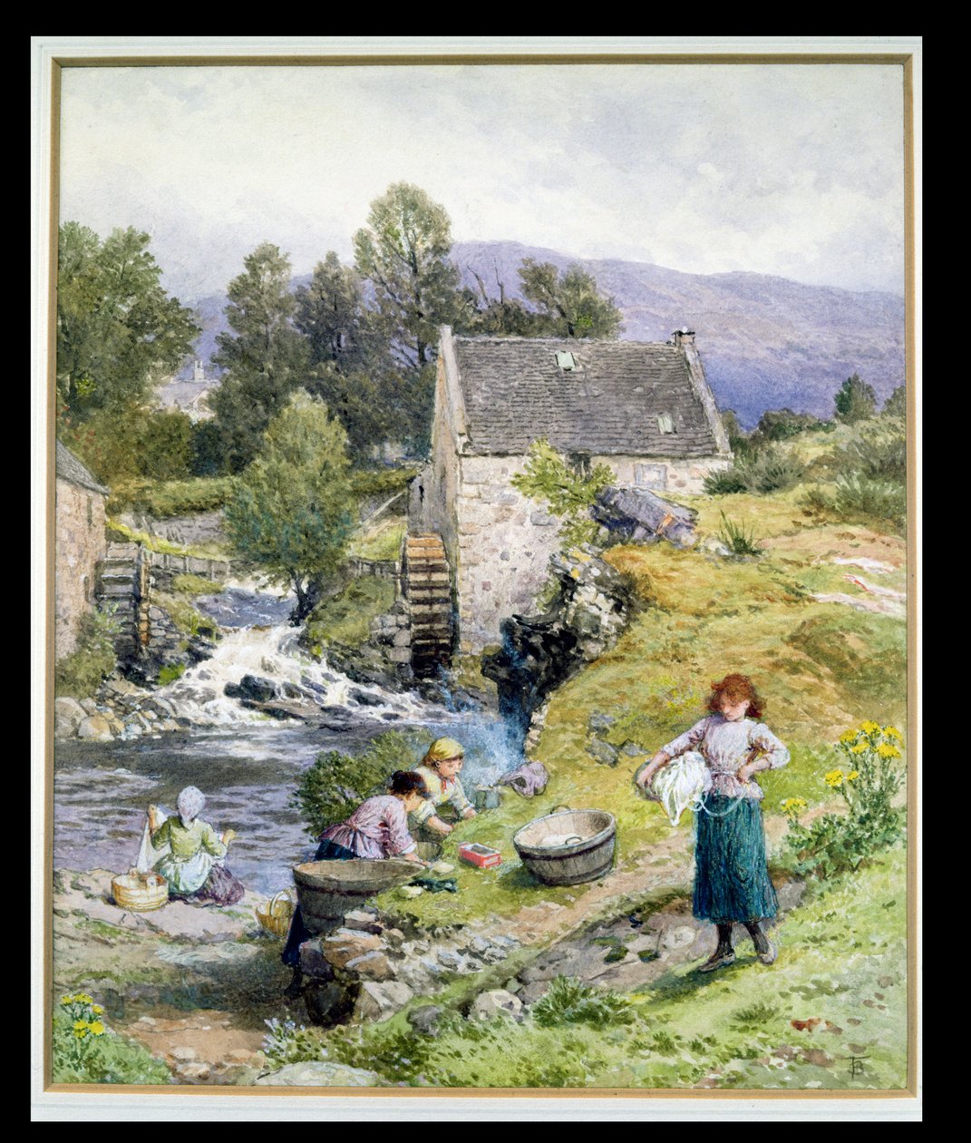 A Malom medence alkotó: Myles Birket Foster