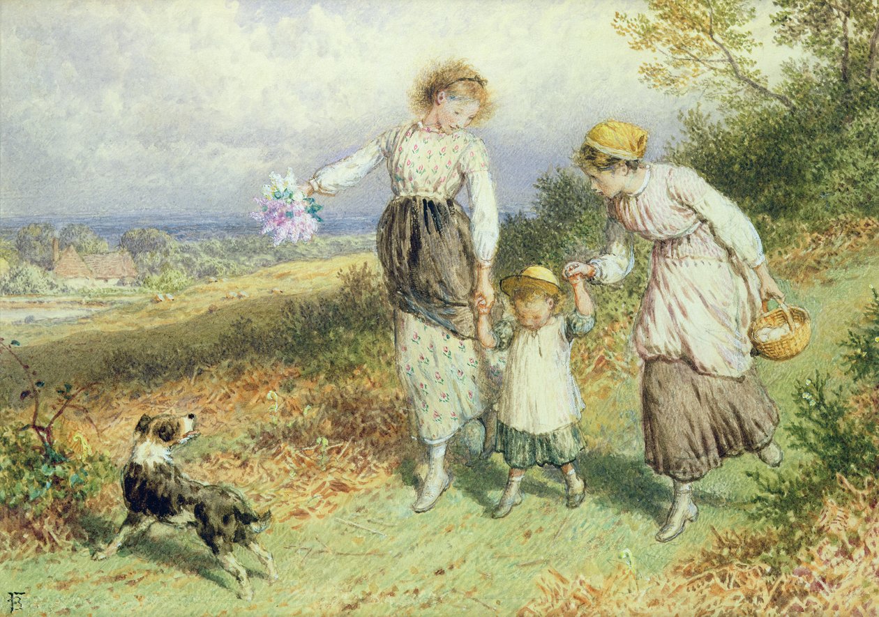 Faluból hazatérve, XIX alkotó: Myles Birket Foster