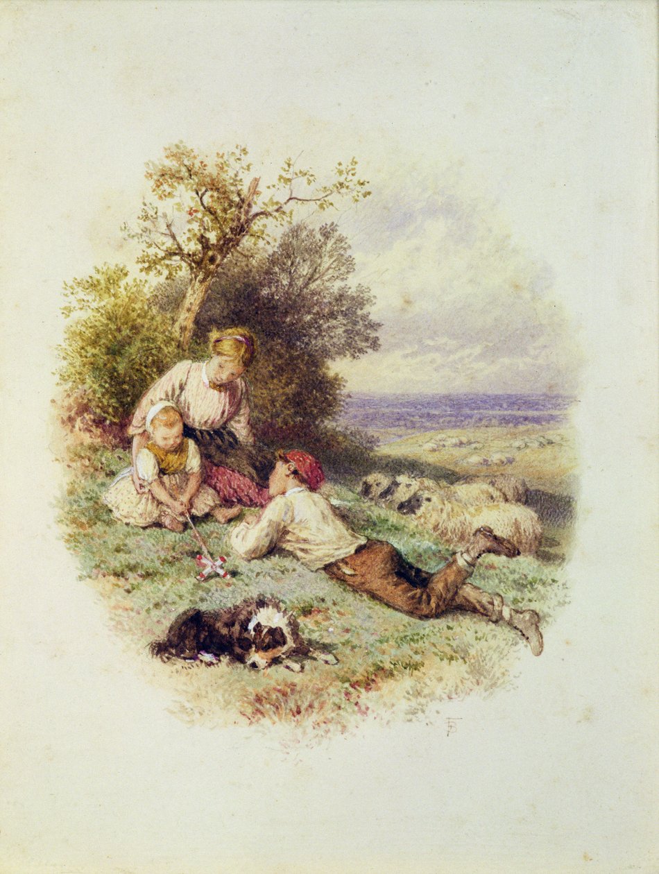 A fiatal pásztor alkotó: Myles Birket Foster