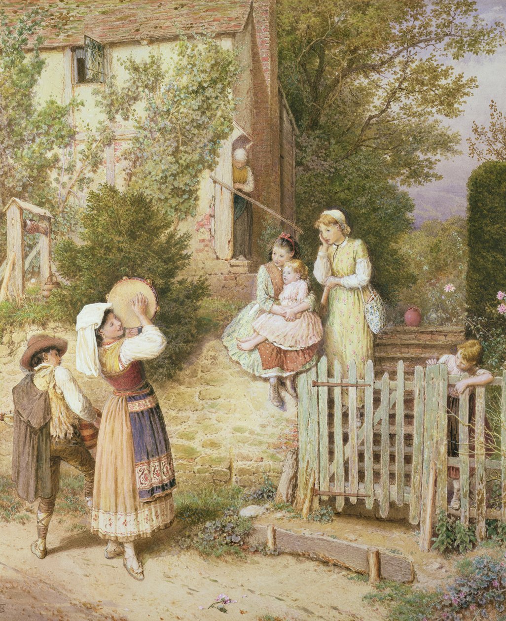 Vándorló Minstrelek alkotó: Myles Birket Foster