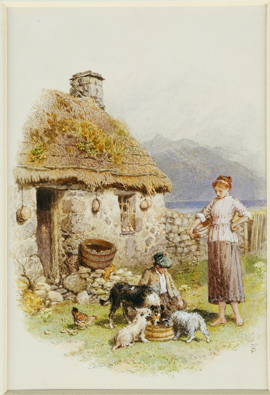 Felvidéki kunyhó alkotó: Myles Birket Foster