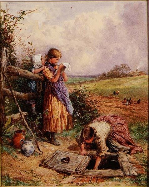 A Kútnál alkotó: Myles Birket Foster