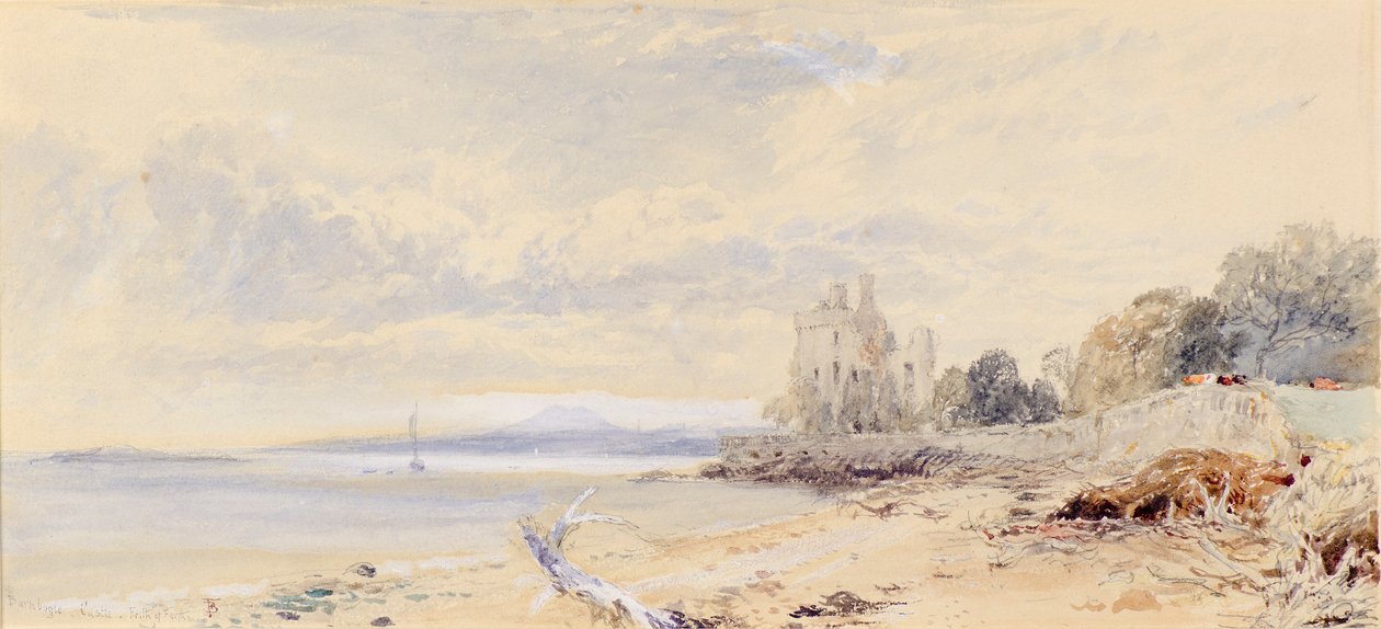 Barnbogle kastély, Firth of Forth alkotó: Myles Birket Foster