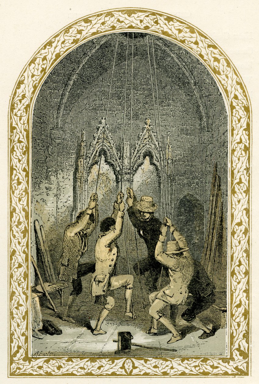 Harangozók - illusztráció: Birket Foster alkotó: Myles Birket Foster