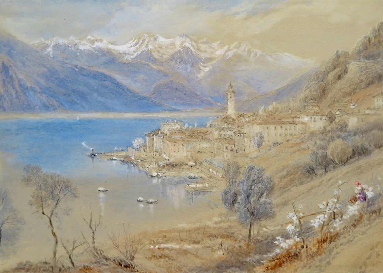 Bellagio, a Comói-tó partján alkotó: Myles Birket Foster