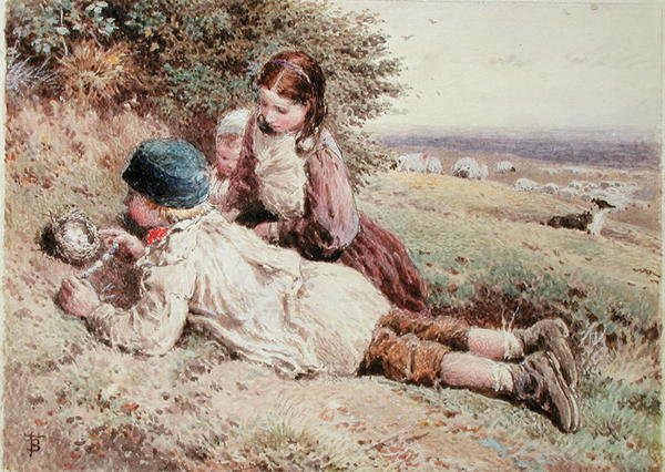 Madártojás gyűjtése alkotó: Myles Birket Foster
