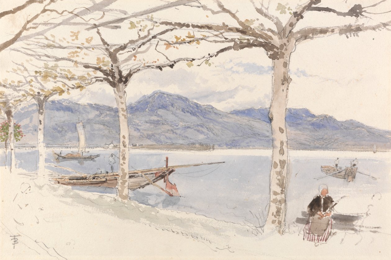 Lago Maggiore, Olaszország alkotó: Myles Birket Foster