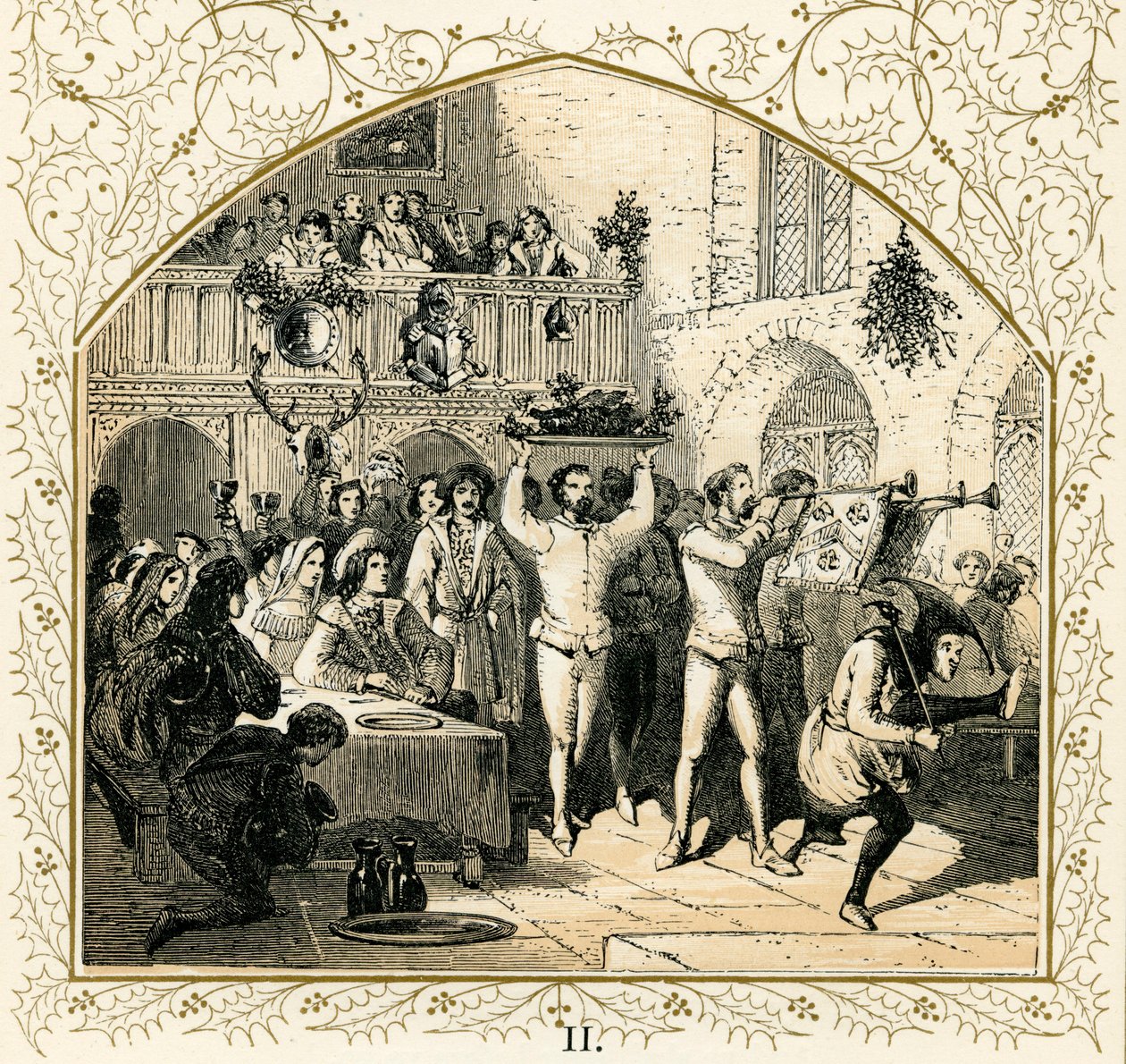 A vadkan fejének bemutatása alkotó: Myles Birket Foster