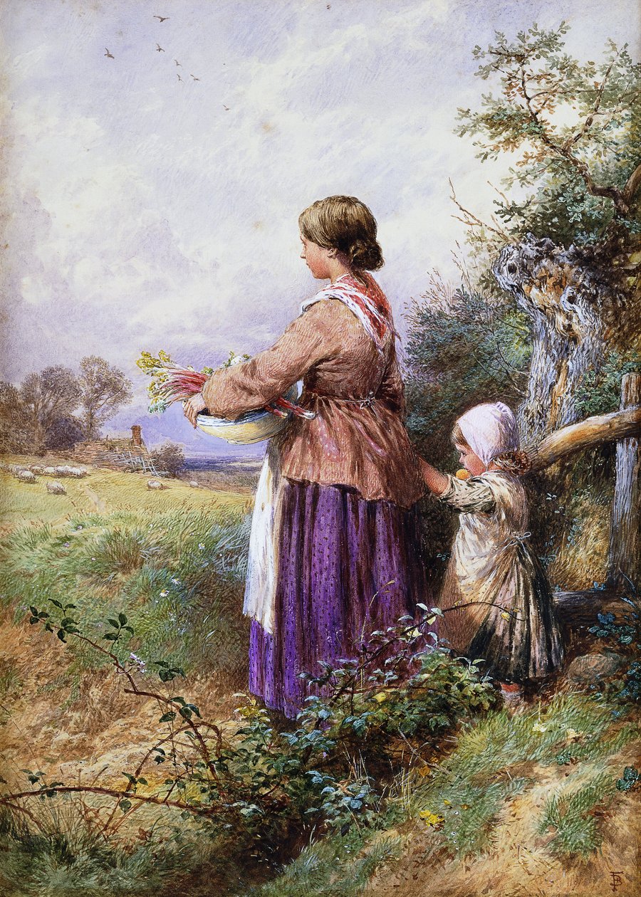 Hazatérve, alkotó: Myles Birket Foster