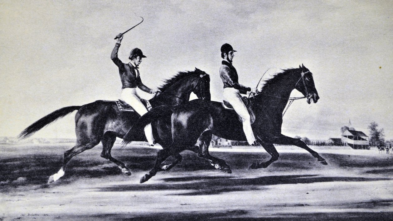 Currier & Ives illusztráció 19. század. Mac és Zachary Taylor (H. Delattre olajfestménye, amelyről a nyomat készült) alkotó: N. and Ives, J.M. Currier