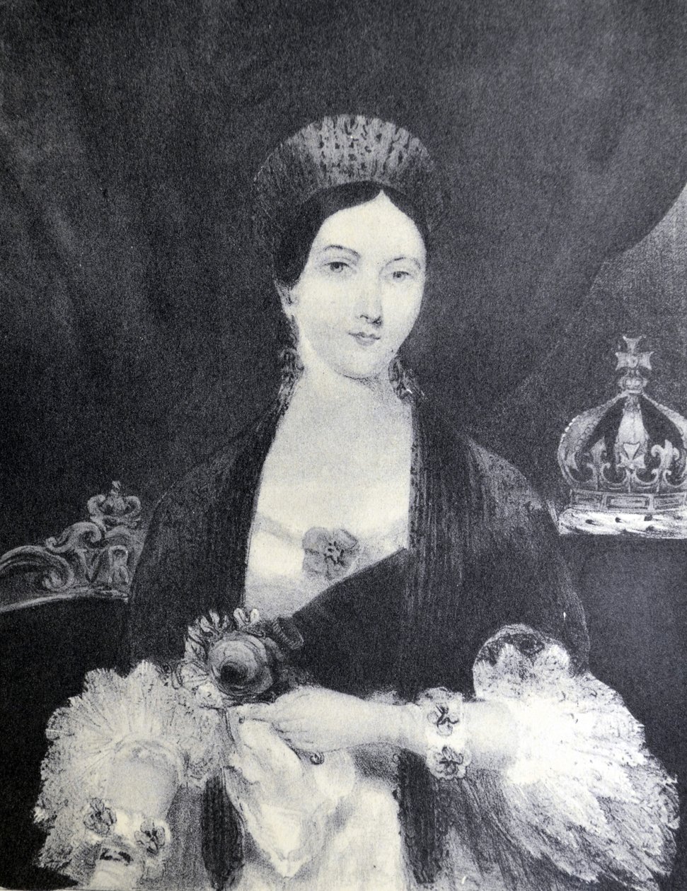 Currier & Ives illusztráció 19. század. Viktória királynő alkotó: N. and Ives, J.M. Currier