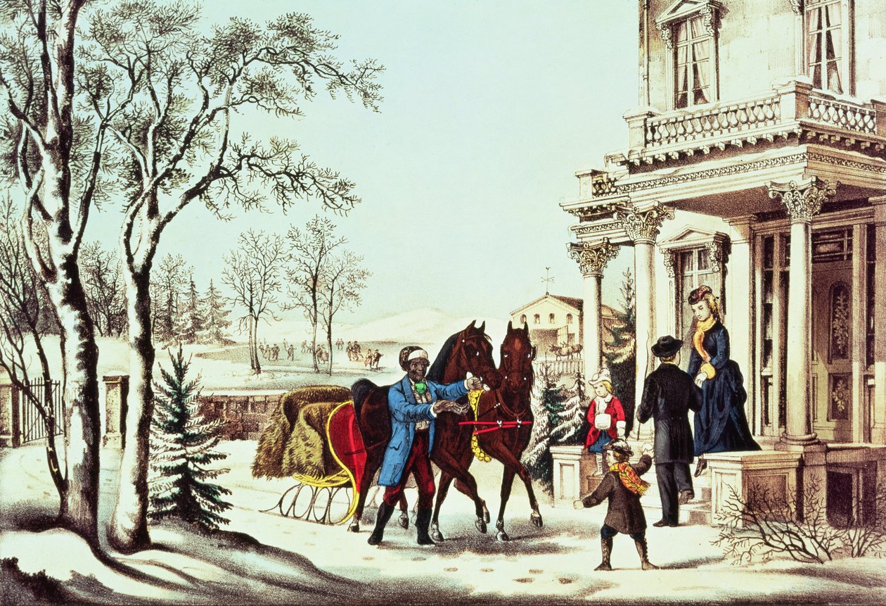 A vidék örömei alkotó: N. and Ives, J.M. Currier