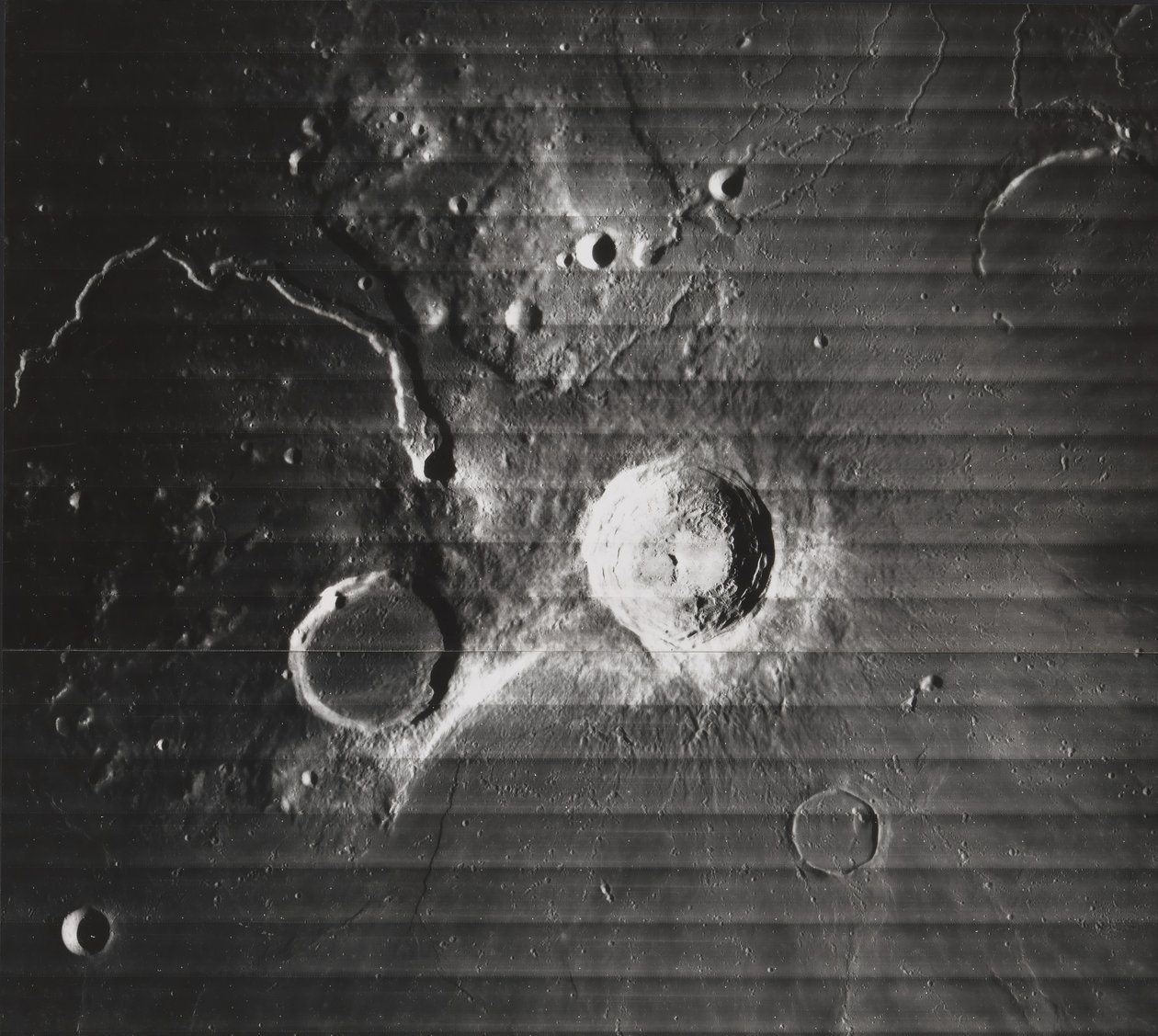 Aristarchus kráter, Schroter völgye és környéke, 1967. alkotó: NASA Images
