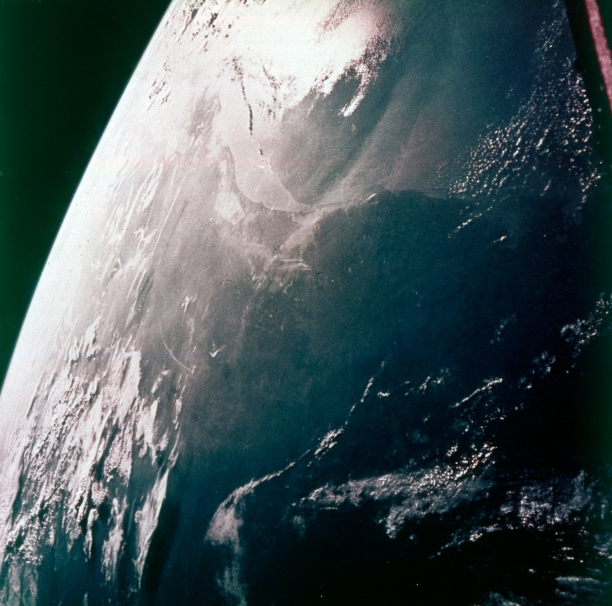 Föld az űrből - az Öböl partja, Houston és Galveston-öböl, USA, 1980-as évek. alkotó: NASA Images