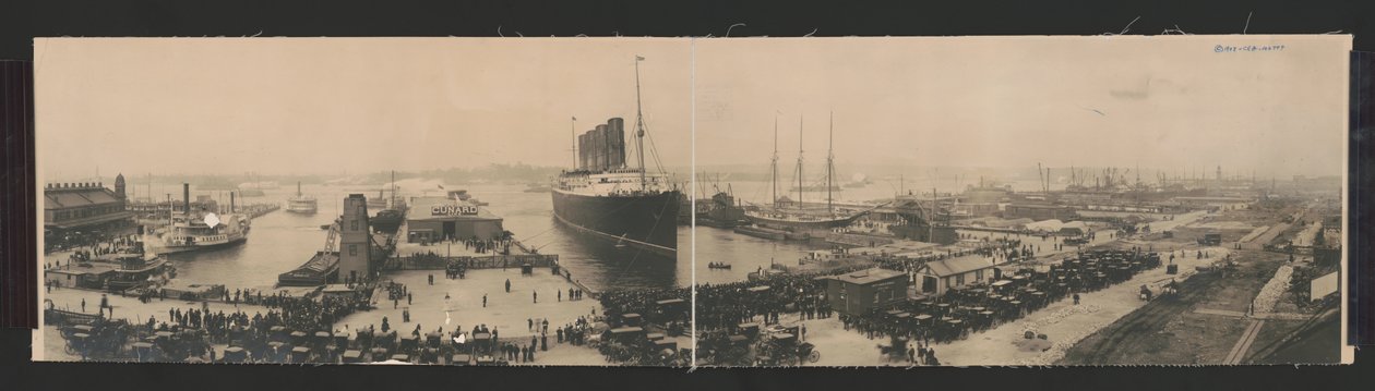 A Lusitania a rekordút végén alkotó: N.W. Penfield