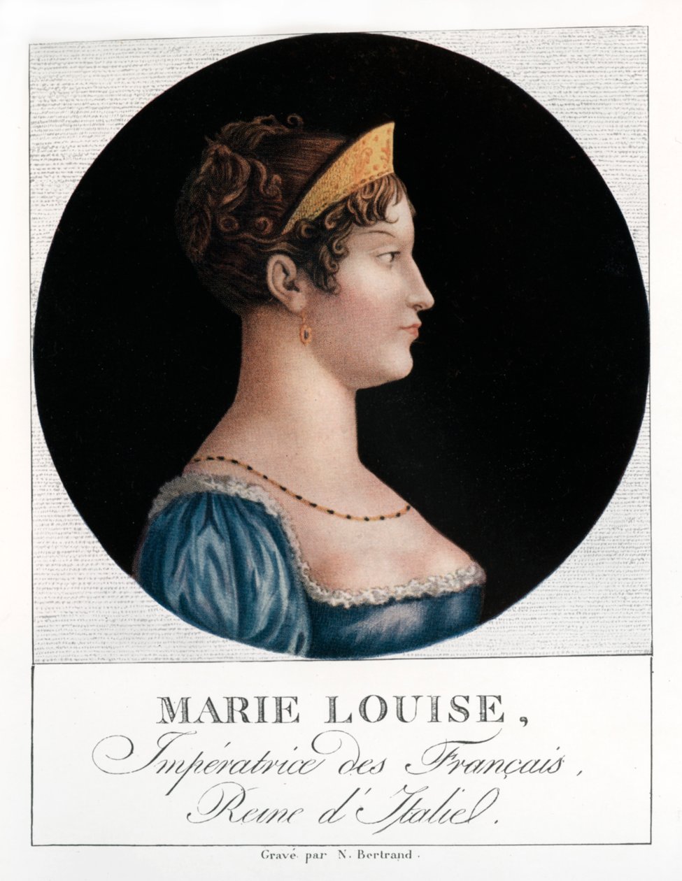 Marie Louise, Párma hercegnője, 19. század eleje, 1912. alkotó: N. Bertrand