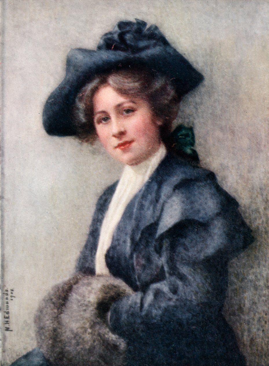 Eileen, Henry Marshall lánya, 1913. alkotó: N H Edmunds
