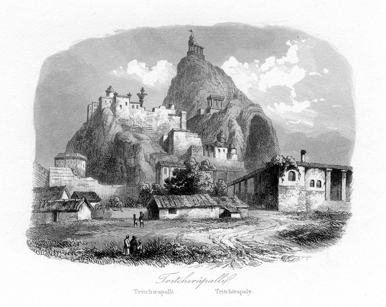 Tiruchirapalli, India, 1840 alkotó: N. Remond