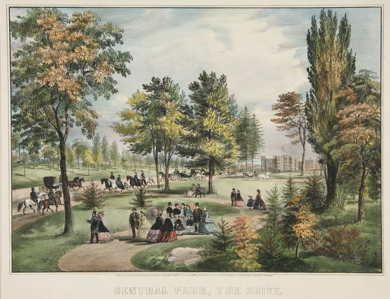 Central Park – A meghajtó alkotó: Currier and Ives