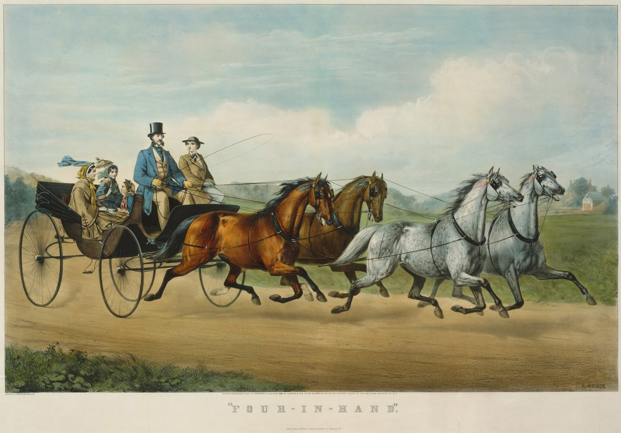 Négy a kézben alkotó: Currier and Ives