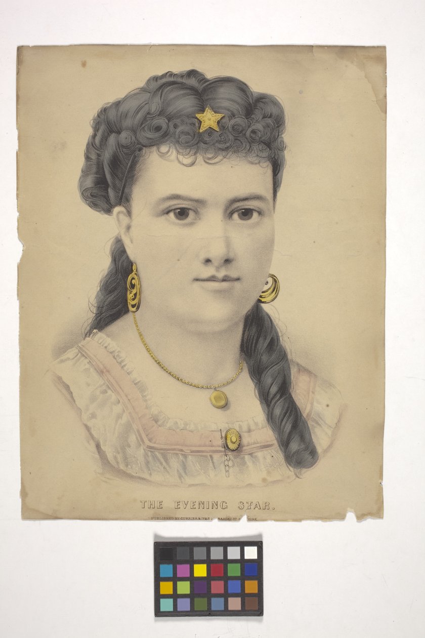 Az Estcsillag (kézzel színezett litográfia) alkotó: N. and Ives J.M. (1824 95) Currier