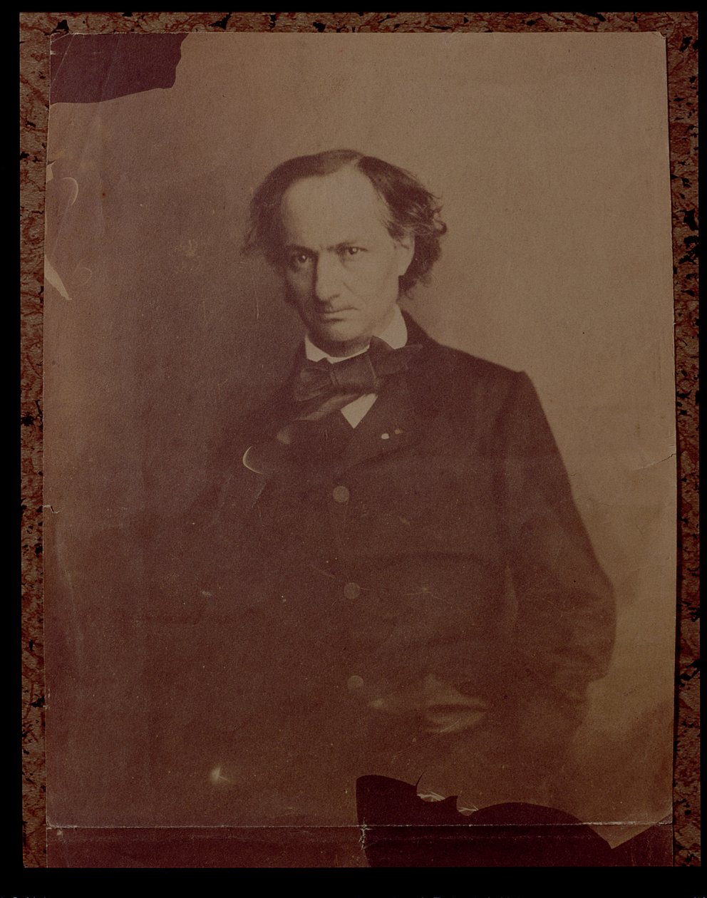 Charles Baudelaire (1820-1867), francia költő, portréfotó alkotó: Nadar
