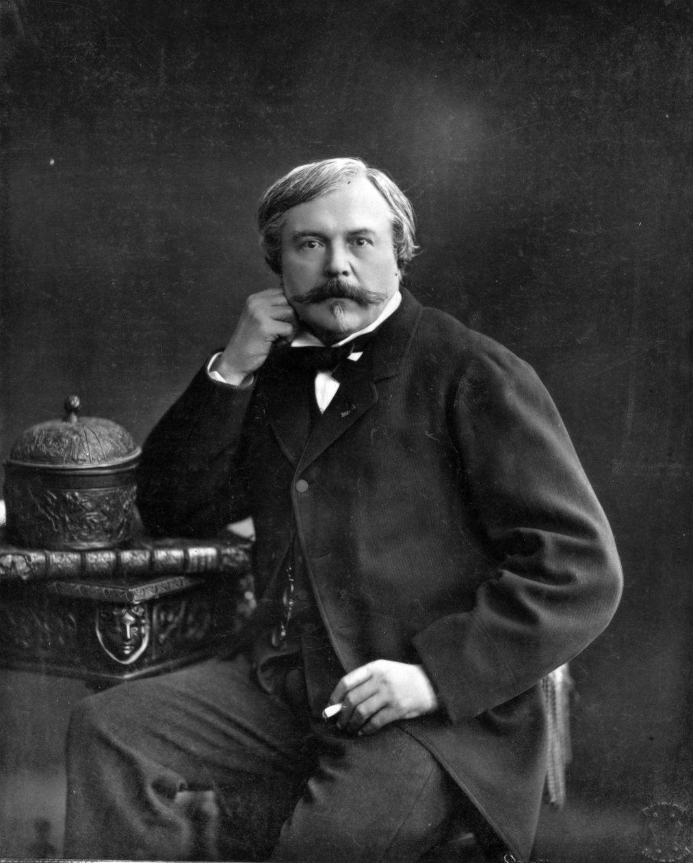 Edmond de Goncourt, a Galerie Contemporaine-ból, 1874-78 körül alkotó: Nadar