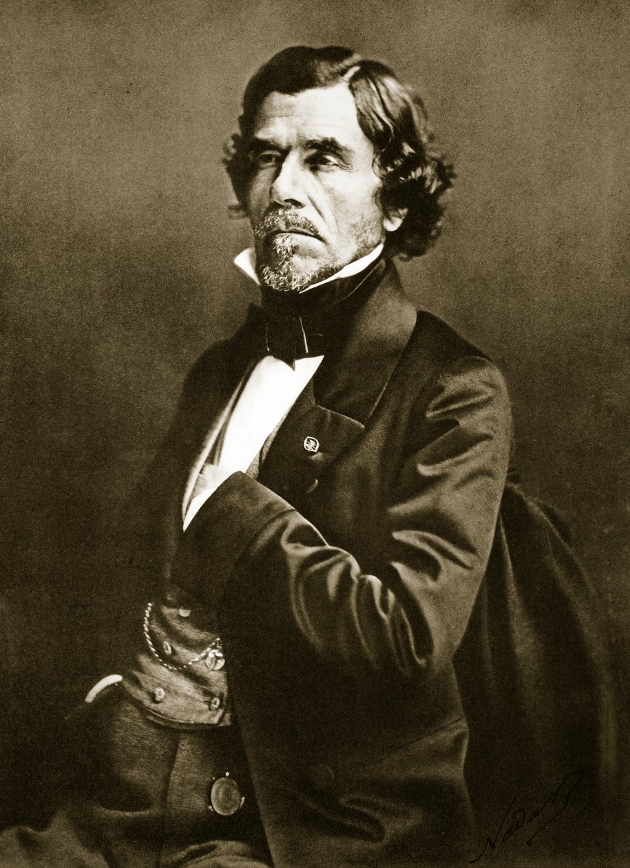 Eugene Delacroix (1798-1863) (szépia fotó) alkotó: Nadar