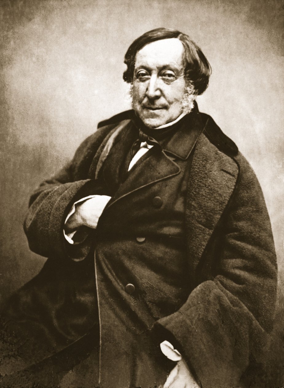Gioacchino Rossini, 1856 (fotogravír) alkotó: Nadar