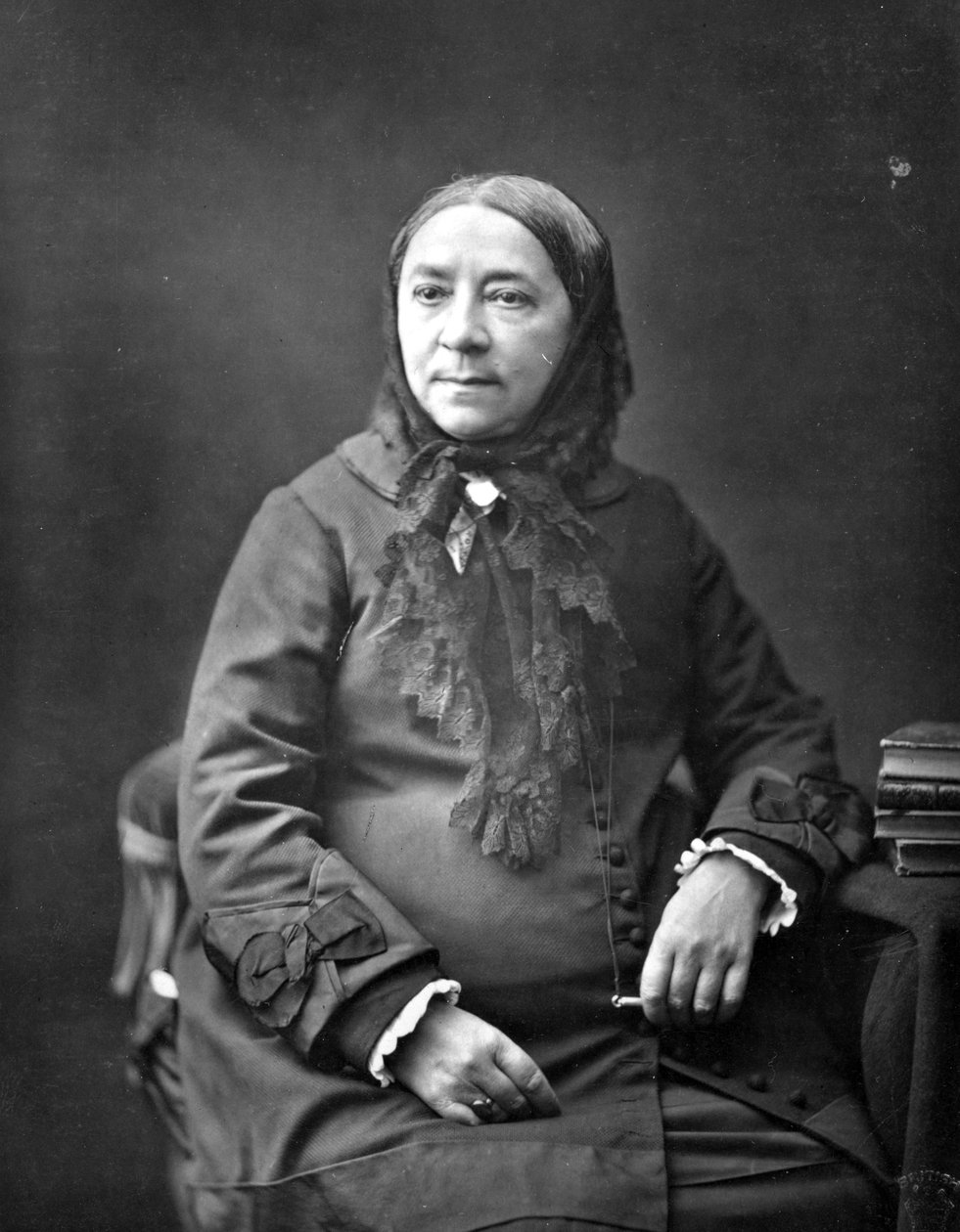 Mme. Pape-Carpantier a „Galerie Contemporaine”-ból, 1877 körül alkotó: Nadar