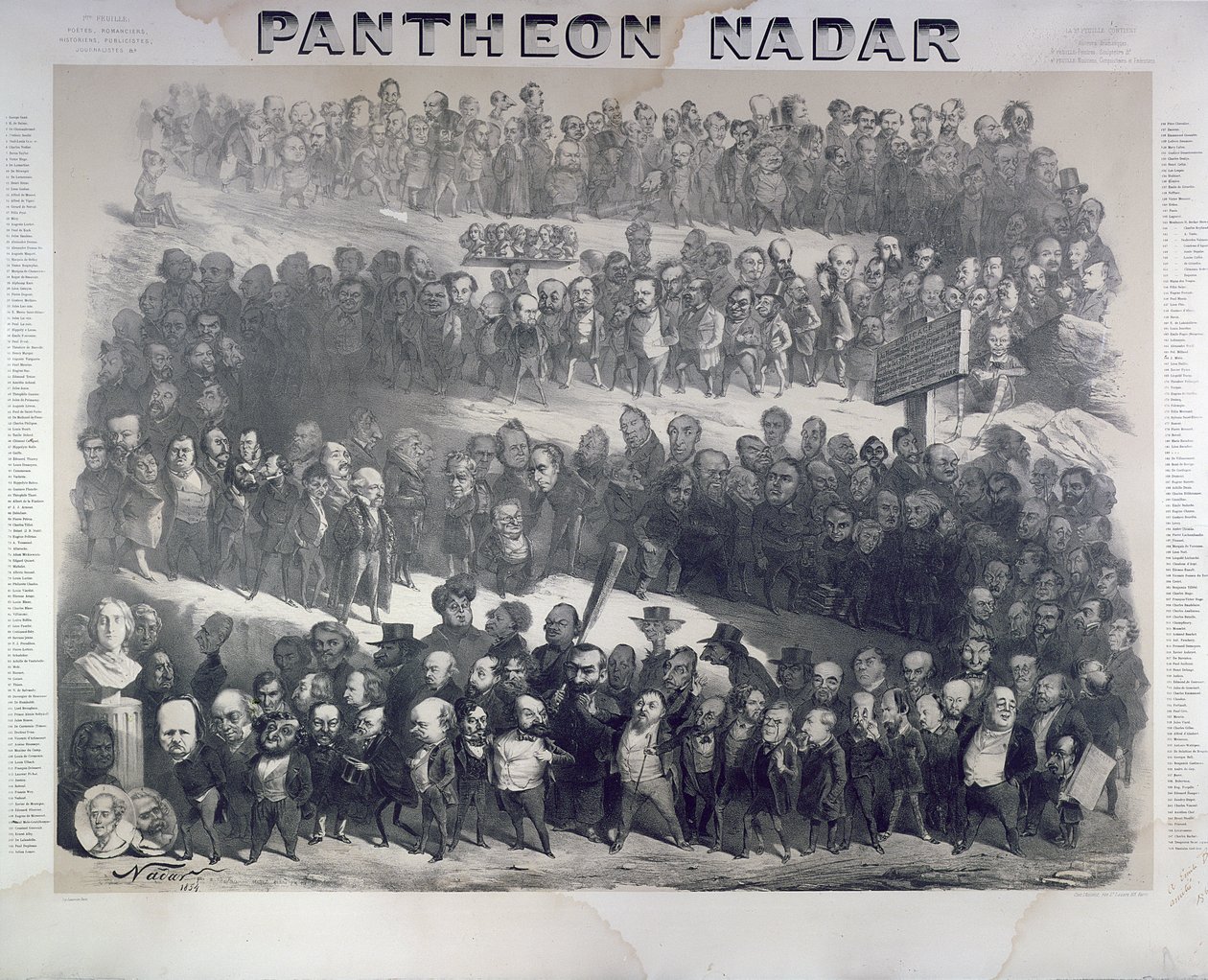 Nadar Pantheon, 1854, Párizs alkotó: Nadar