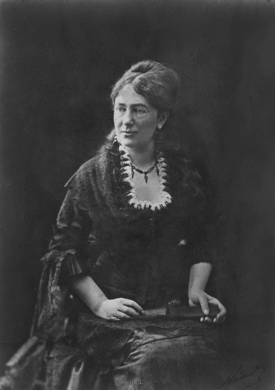 Juliette Adam portréja alkotó: Nadar