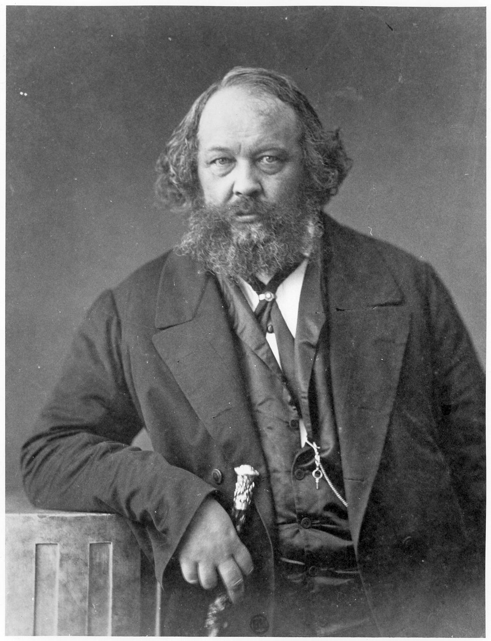 Mihail Alekszandrovics Bakunyin (1814-76) portréja, 1860. o alkotó: Nadar