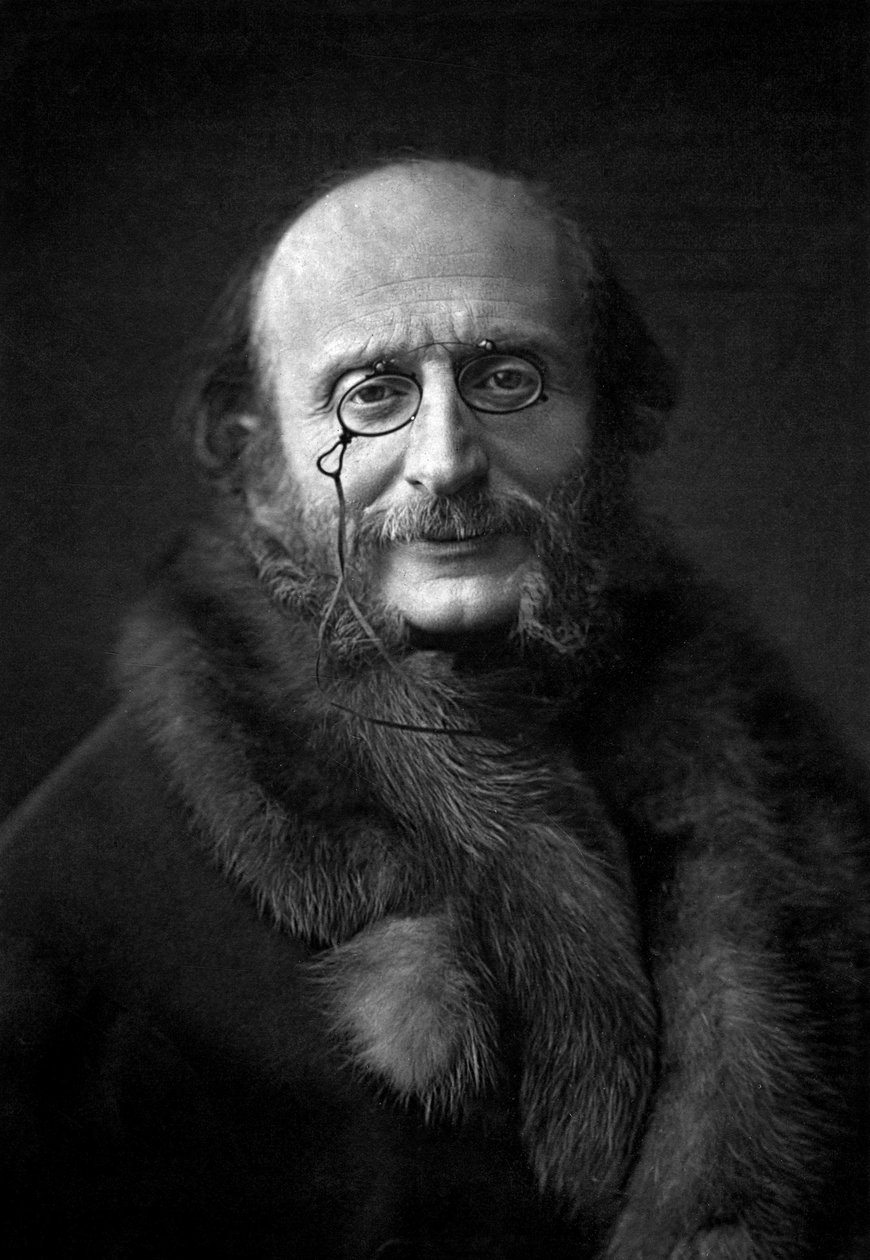 Jacques Offenbach francia zeneszerző (1819-1880) c. 1876 (f/w fotó) alkotó: Nadar