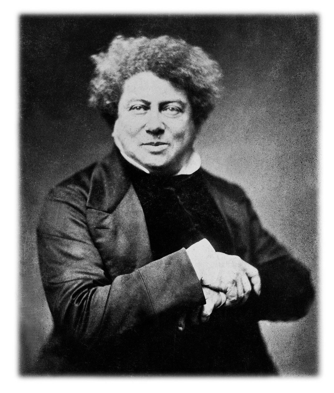 Alexandre Dumas Az idősebb (1802-1870) francia író, kép: Nadar c. 1855 alkotó: Nadar