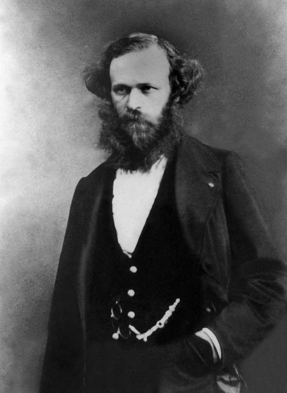 Arsene Houssaye (1815-1896) francia író, fényképe: Gaspard Felix Tournachon mondta Felix Nadar (1820-1910) alkotó: Nadar