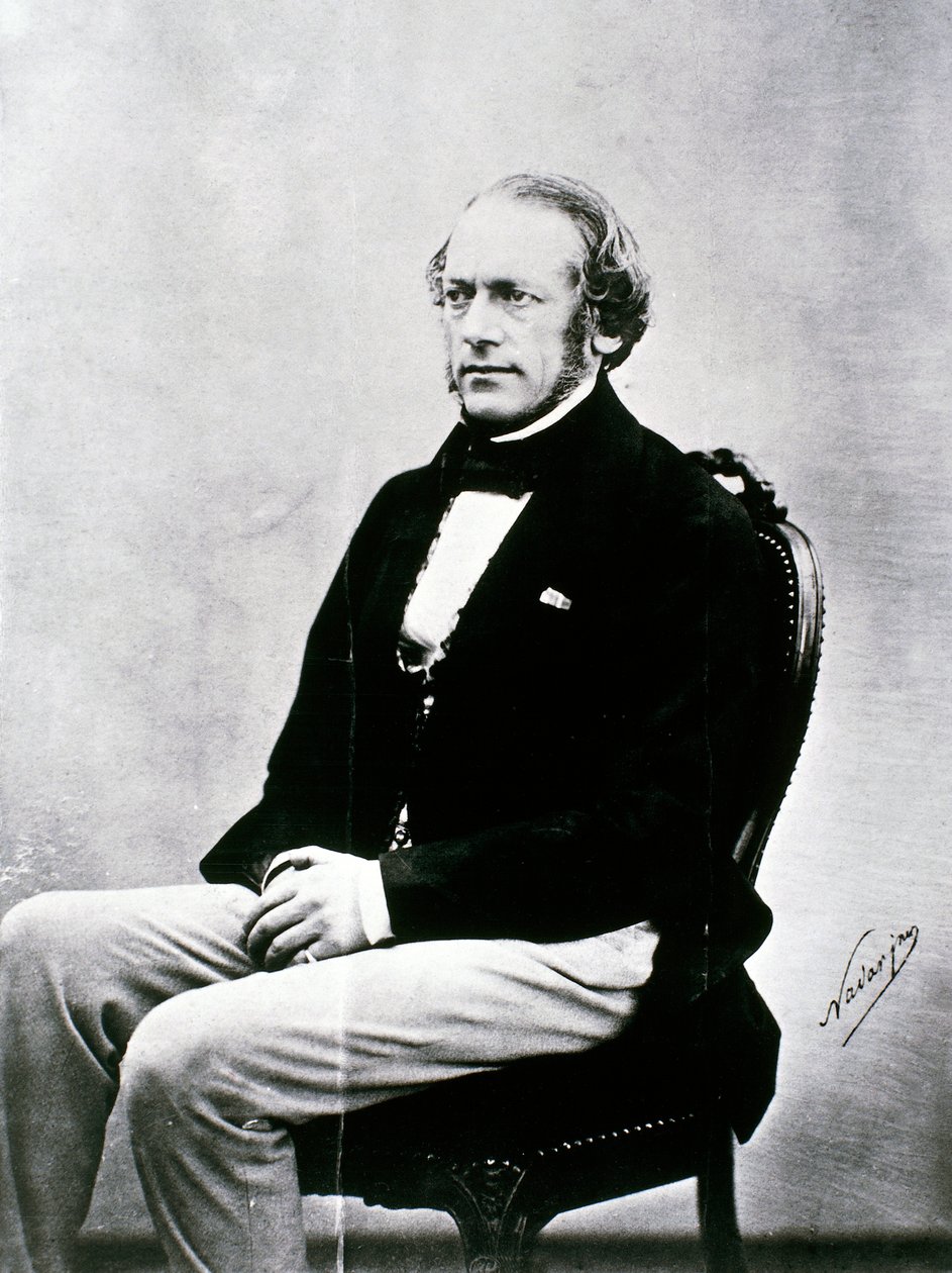 Charles-Auguste de Bériot (f/w fotó) alkotó: Nadar