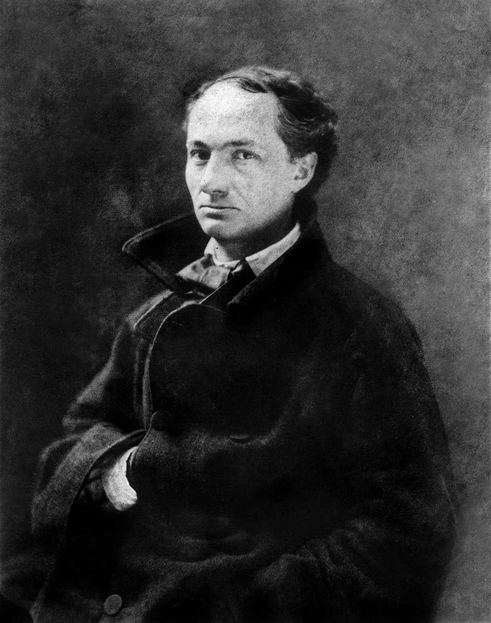 Charles Baudelaire (1821 - 1867) jeune , vers 1850 , fotó par Gaspard Felix Tournachon Felix Nadar (1820 - 1910) BNF gyűjteményében - Charles Baudelaire (1821 - 1867) francia költő, fiatalon, 1850 körül, Nadar alkotó: Nadar