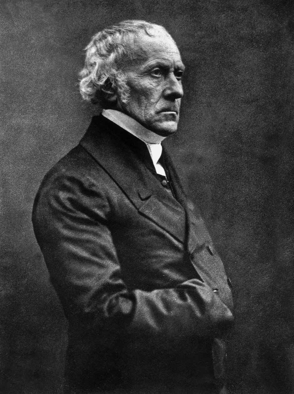 Francois Guizot (1787-1874) francia történész és politikus, kép: Nadar, 1850. április alkotó: Nadar