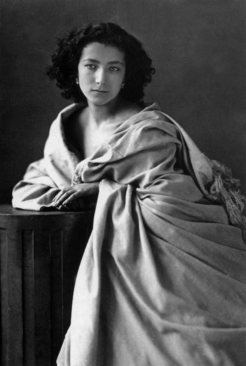 Sarah Bernhardt francia színésznő (1844-1923), fotó: Nadar (1820-1910) alkotó: Nadar