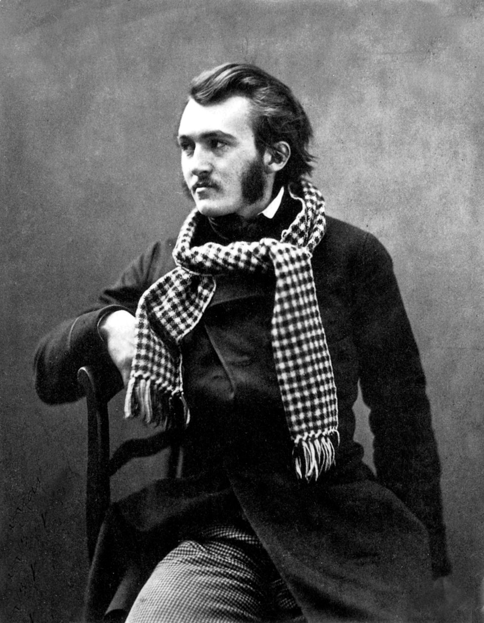 Gustave Dore francia metsző (1832-1883) fényképezte Nadar alkotó: Nadar