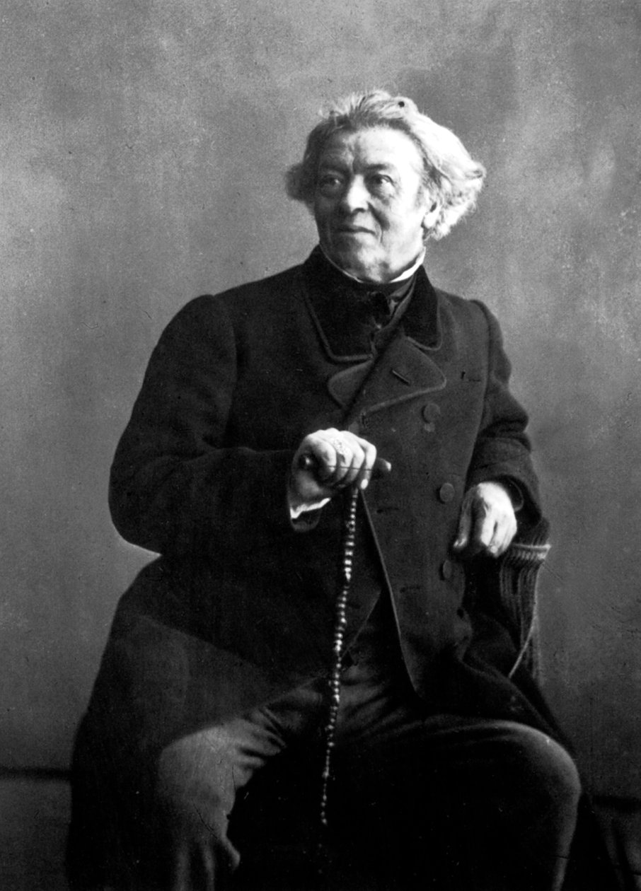 Camille Corot francia festőt Nadar fényképezte alkotó: Nadar