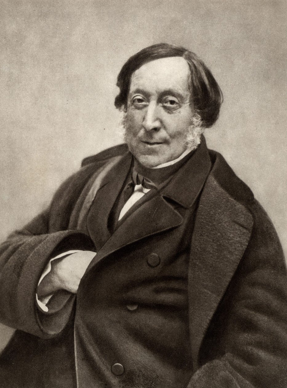 Gioachino (Antonio) Rossini (1792-1868) alkotó: Nadar