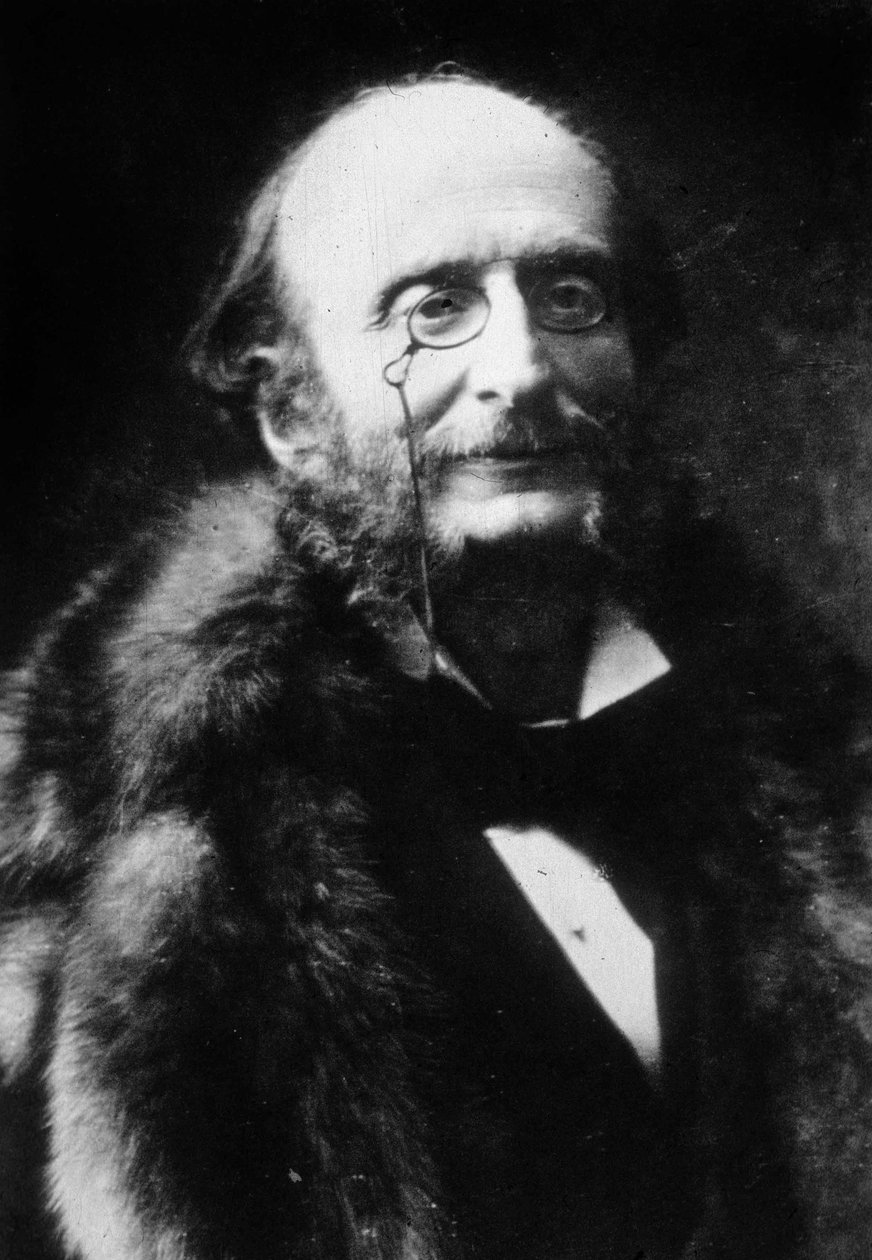 Jacques Offenbach (1819-1880) francia zeneszerző (f/w fotó) alkotó: Nadar